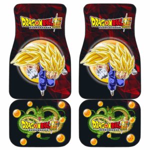 Songoku Supper Saiyan 3 Dragon Ball Anime Car Floor Mats 191207