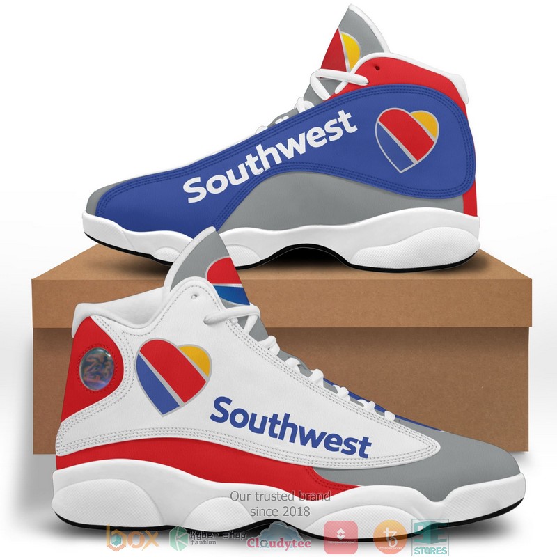 Southwest Airlines Logo Bassic Air Jordan 13 Sneaker Shoes Southwest Airlines Logo Bassic Air Jordan 13 Sneaker Shoes