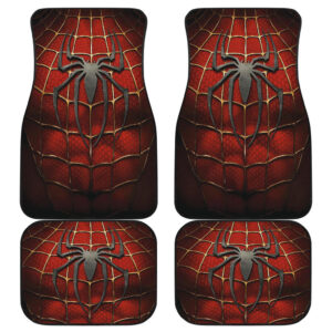 Spider Man Superhero Car Floor Mats Movie Fan Gift H050320