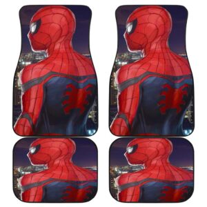 Spiderman City Front And Back Car Mats