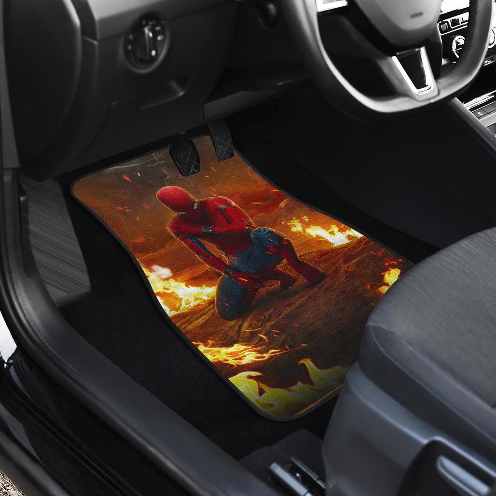 Spiderman-Fire-Front-And-Back-Car-Mats-1