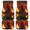 Spiderman Fire Front And Back Car Mats