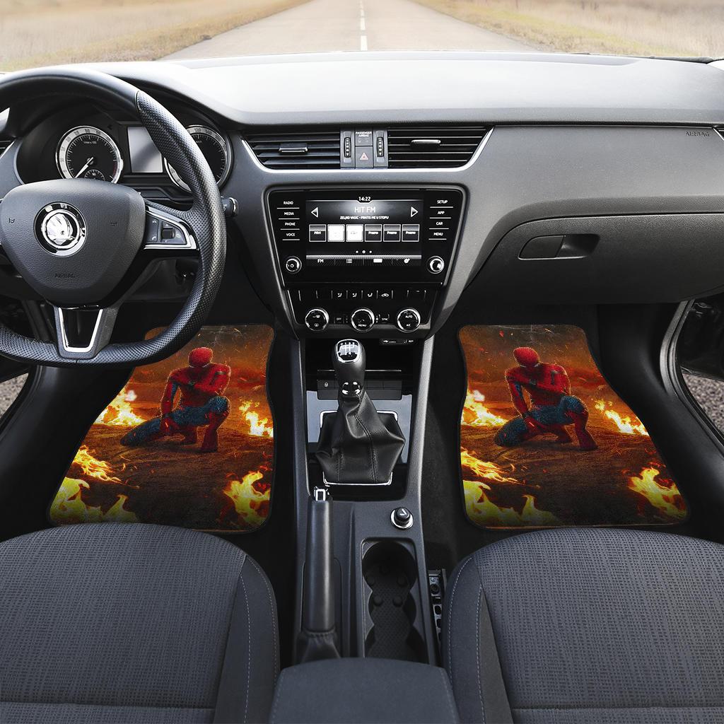 Spiderman-Fire-Front-And-Back-Car-Mats-2