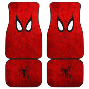 Spiderman Spider Verse Cartoon Car Floor Mats 191001