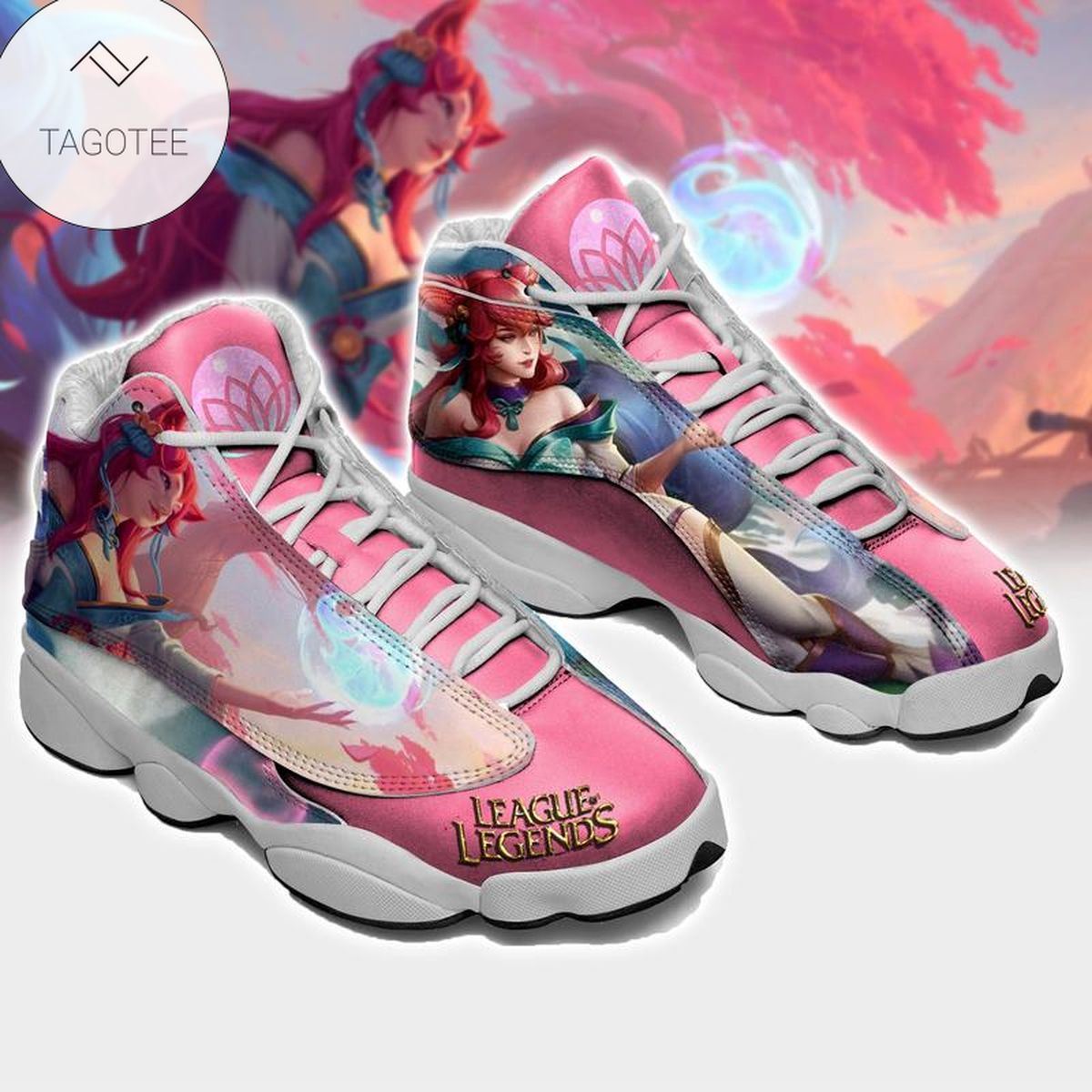 Spirit Blossom Ahri Sneakers Air Jordan 13 Shoes Spirit Blossom Ahri Sneakers Air Jordan 13 Shoes