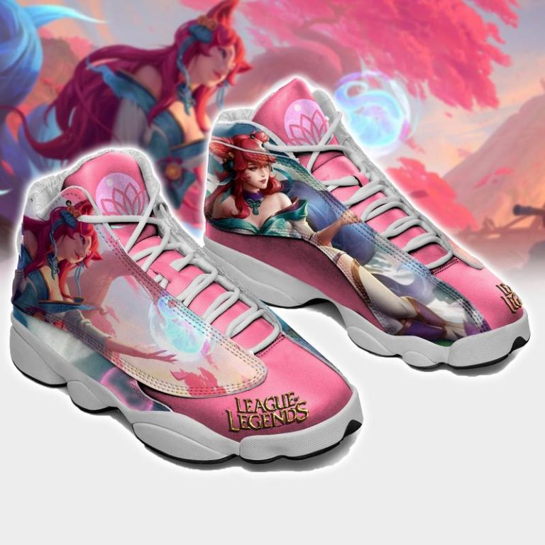 Spirit-Blossom-League-Of-Legends-Ahri-Air-Jordan-13-Sneaker-1