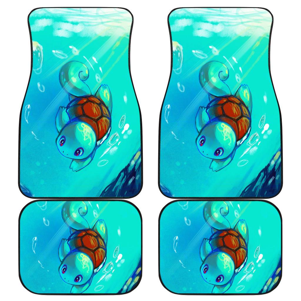 Squirtle Pokemon Front And Back Car Mats Squirtle Pokemon Front And Back Car Mats