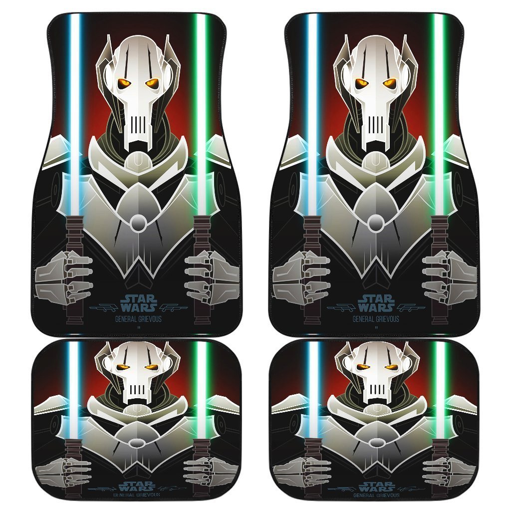 Star Wars General Grievous Car Floor Mats Star Wars General Grievous Car Floor Mats