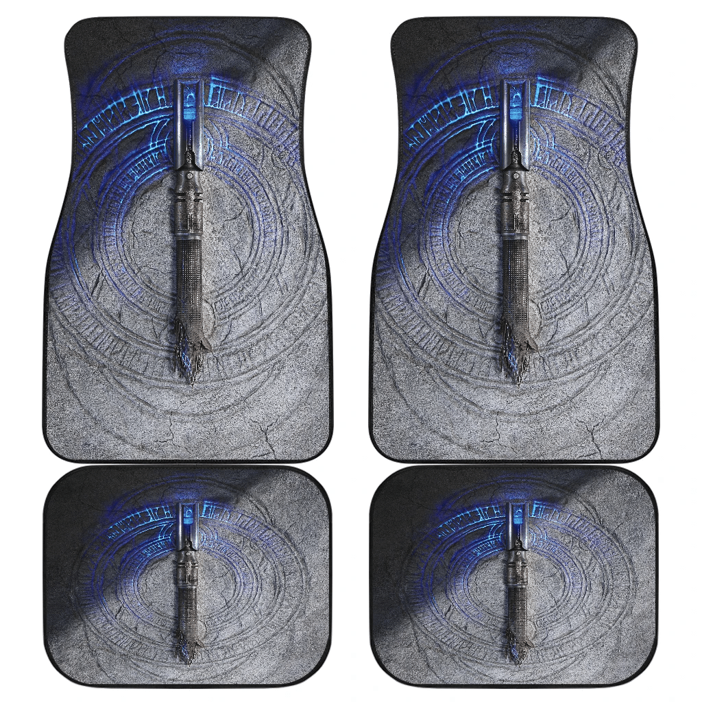 Star Wars Jedi Lightsaber Car Floor Mats NA022409 Star Wars Jedi Lightsaber Car Floor Mats NA022409