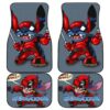 Stich Deadpool Car Floor Mats Disney Cartoon Fan Gift H200304