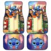 Stitch And Friends Car Floor Mats Disney Cartoon Fan Gift H200304
