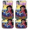 Stitch And Lilo Car Floor Mats Disney Cartoon Fan Gift H200304