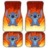 Stitch Angry Cute Car Floor Mats Disney Cartoon Fan Gift H200307