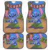 Stitch Dance Car Floor Mats Disney Cartoon Fan Gift H200307