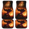 Stitch Destroy City Car Floor Mats