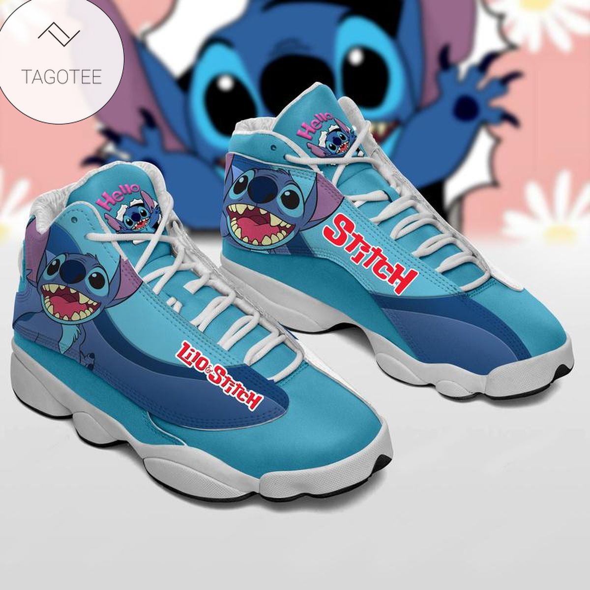 Stitch Disney Sneakers Air Jordan 13 Shoes Stitch Disney Sneakers Air Jordan 13 Shoes