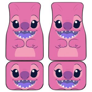 Stitch Funny Car Floor Mats Disney Cartoon Fan Gift H0114