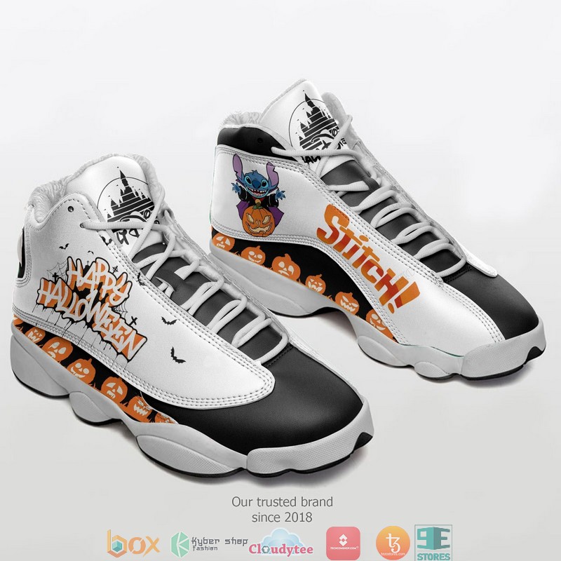 Stitch Happy Halloween Air Jordan 13 Sneaker Shoes Stitch Happy Halloween Air Jordan 13 Sneaker Shoes