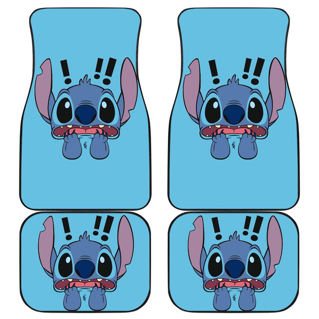 Stitch Scared Car Floor Mats Disney Cartoon Fan Gift H200307 Stitch Scared Car Floor Mats Disney Cartoon Fan Gift H200307