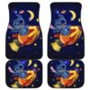 Stitch Space Car Floor Mats Disney Cartoon Fan Gift H200307