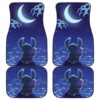 Stitch Under Moon Car Floor Mats Disney Cartoon Fan Gift H200304