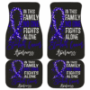 Stomach Cancer No One Fights Alone Car Floor Mats H042620
