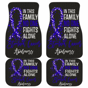 Stomach Cancer No One Fights Alone Car Floor Mats H042620