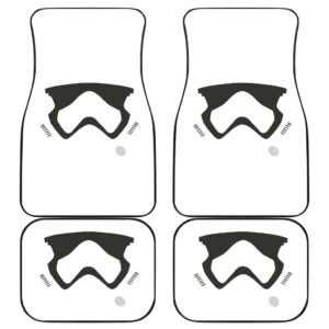 Stormstrooper Face Front And Back Car Mats