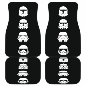 Stormstrooper Heads Star War Car Floor Mats 191101