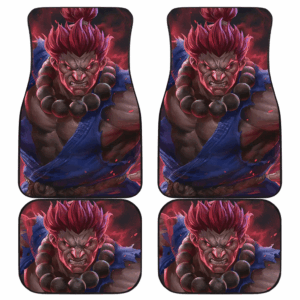 Street Fighter Art Akuma Car Floor Mats Amazing Gitf H090720