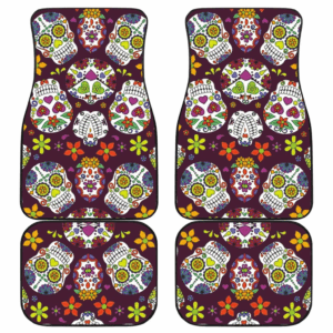Sugar Skull Art Car Floor Mats Amazing Gift Ideas T140720