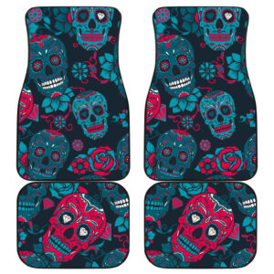 Sugar Skull Car Floor Mats Amazing Gift Ideas T300720