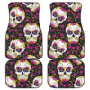 Sugar Skull Day Of The Dead Car Floor Mats Amazing Gift T300720