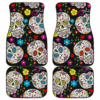 Sugar Skull Funny Car Floor Mats Amazing Gift Ideas T300720