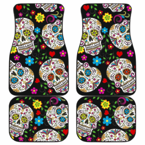 Sugar Skull Funny Car Floor Mats Amazing Gift Ideas T300720