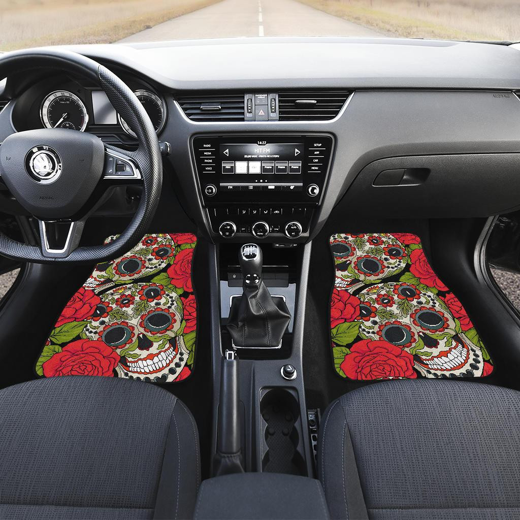 Sugar-Skull-Rose-Car-Floor-Mats-Amazing-Gift-Ideas-T300720-1
