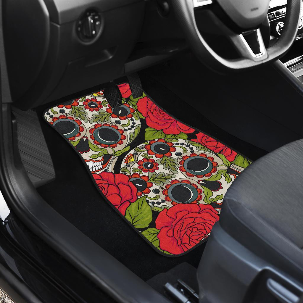 Sugar-Skull-Rose-Car-Floor-Mats-Amazing-Gift-Ideas-T300720-2