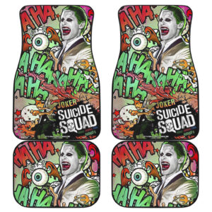 Suicide Squad Car Floor Mats Joker Villains Movie Fan Gift H031120