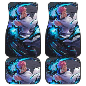 Sukuna Icy Dark Power Jujutsu Kaisen Car Floor Mats UBC032605
