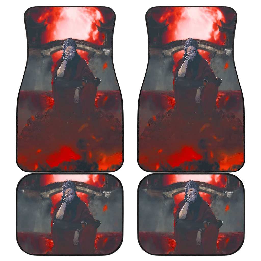 Sukuna Sitting On Skulls Jujutsu Kaisen Car Floor Mats UBC032607 Sukuna Sitting On Skulls Jujutsu Kaisen Car Floor Mats UBC032607