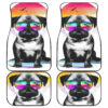 Summer Pug Dog Pet Animal Car Floor Mats 191101