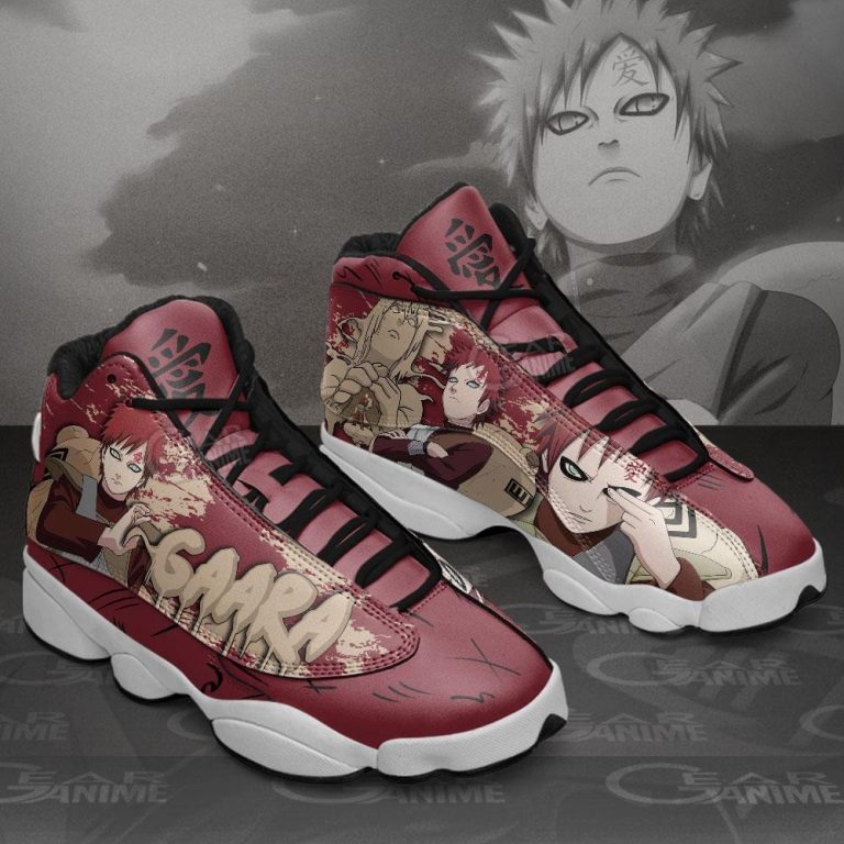Sunagakure-Gaara-Naruto-Anime-Air-Jordan-13-Shoes-1