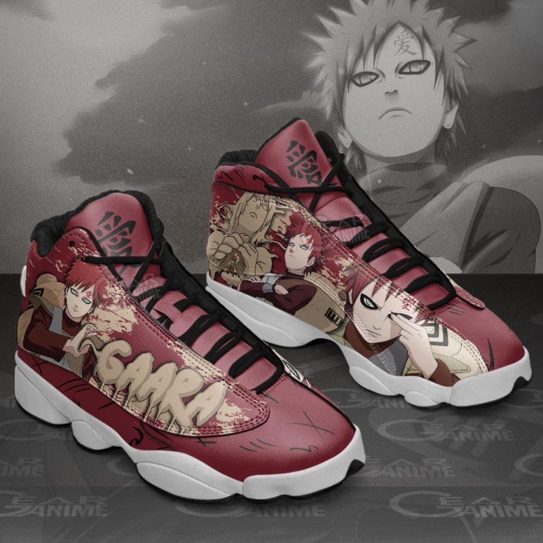 Sunagakure-Gaara-Sneakers-Air-Jordan-13-Sneaker-Shoes-1