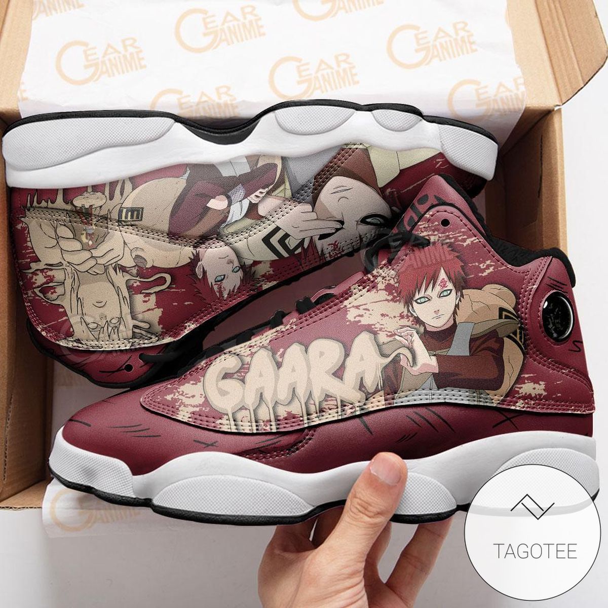 Sunagakure Gaara Sneakers Custom Anime Air Jordan 13 Shoes Sunagakure Gaara Sneakers Custom Anime Air Jordan 13 Shoes