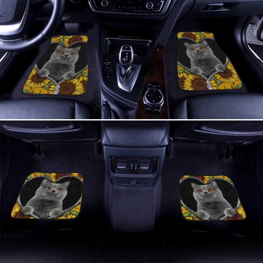 Sunflower-British-Short-Hair-Cat-Car-Floor-Mats-Custom-Cat-Car-Accessories-1