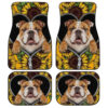 Sunflower Bulldog Car Floor Mats Idea Car Accessories For Bulldog Owners