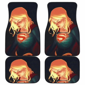 Supergirl Dc Cartoon Car Floor Mats 191101