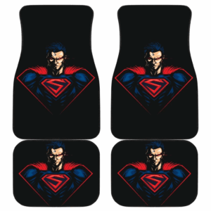 Superman Badass DC Cartoon Car Floor Mats 191101