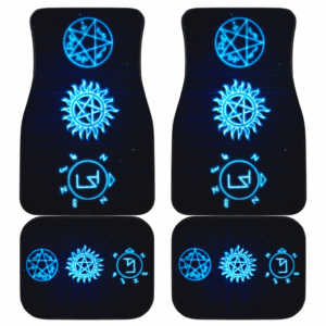Supernatural Symbols Art Car Floor Mats Movie H040320