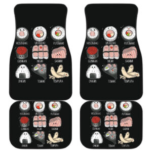 Sushi Foods Full Options Car Floor Mats 191101